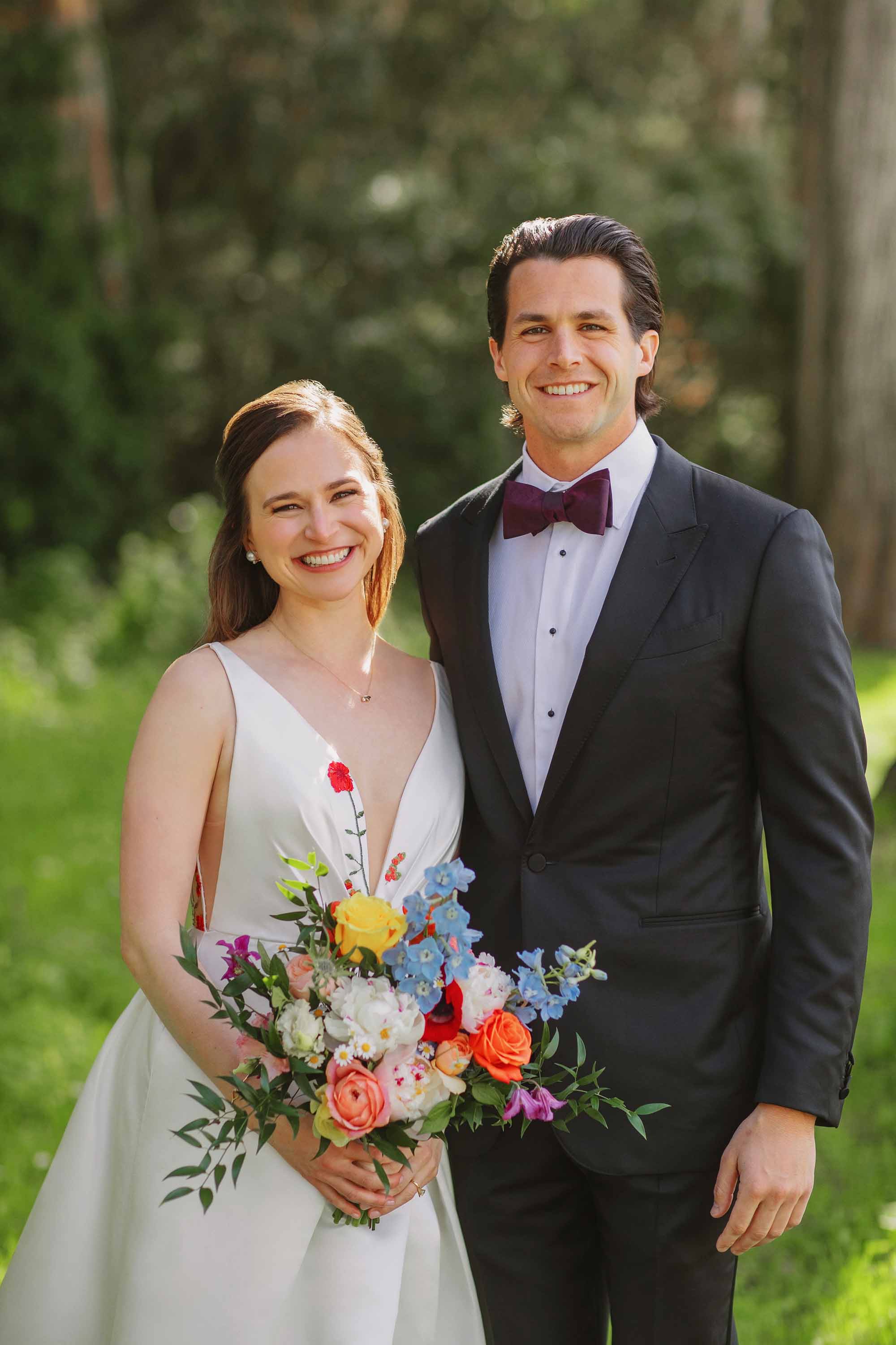 Bride and her brother portrait. Moments before the wedding ceremony. Credit: Love Knot Photography by Isaac Klotz