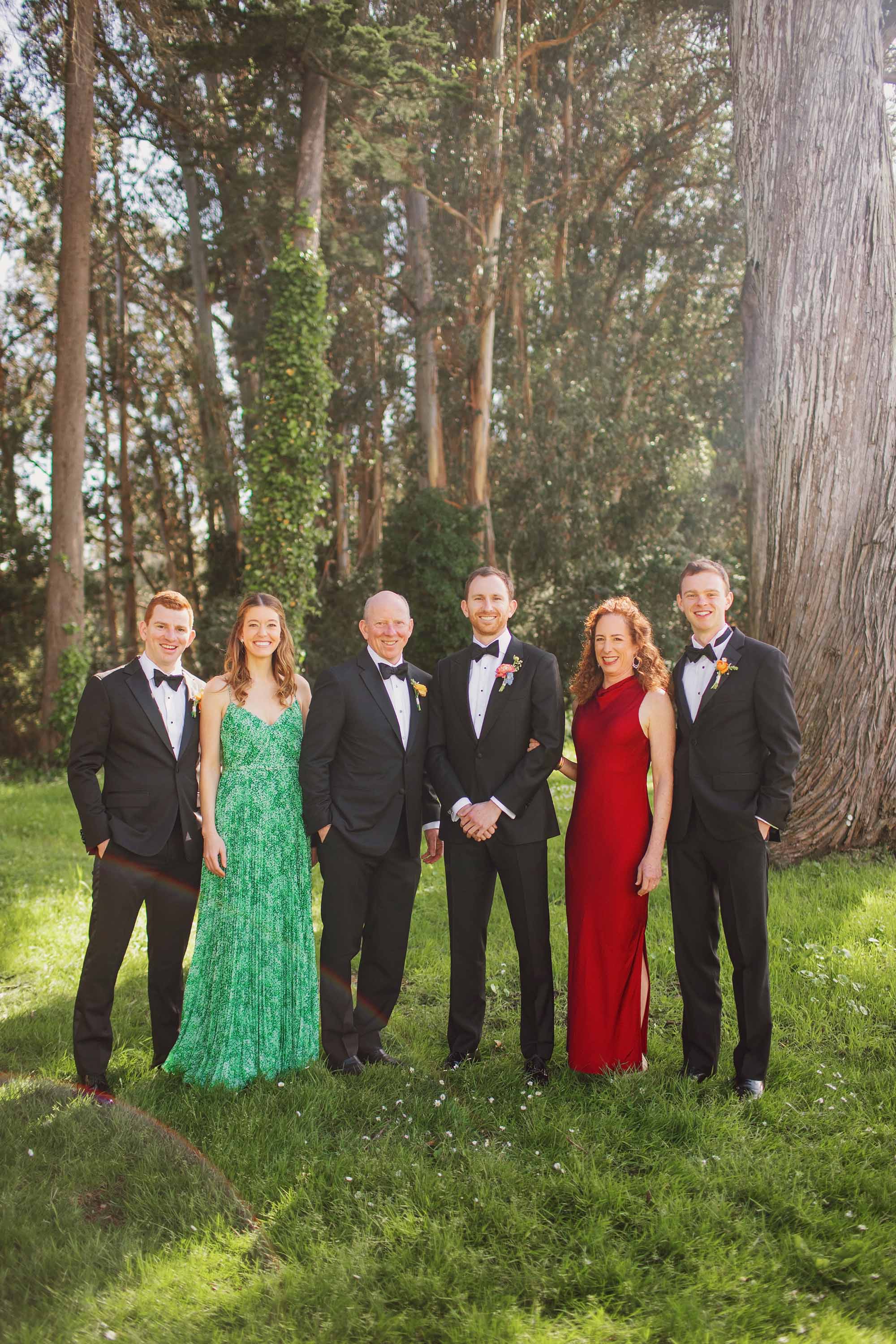 Wedding day portraits of groom with his family. Credit: Love Knot Photography by Isaac Klotz