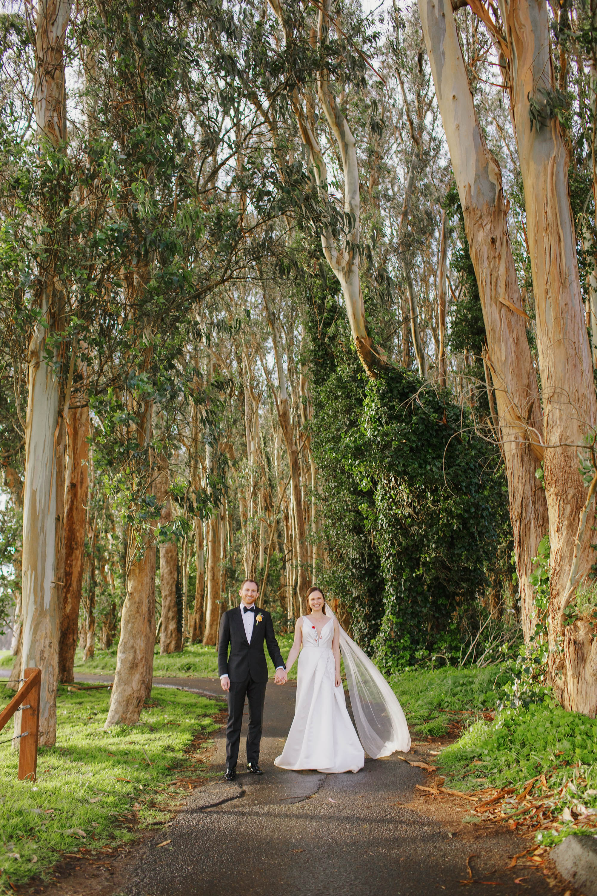 Bride and groom portrait during their session post ceremony. Credit: Love Knot Photography by Isaac Klotz