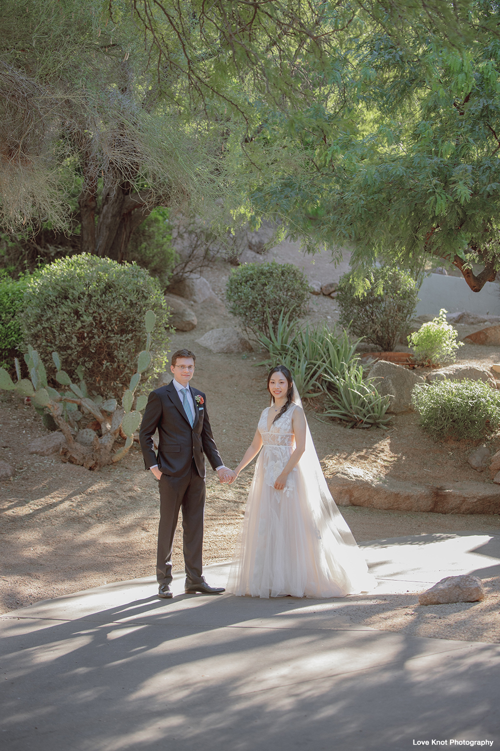 wedding portrait of bride groom by Love Knot Photography