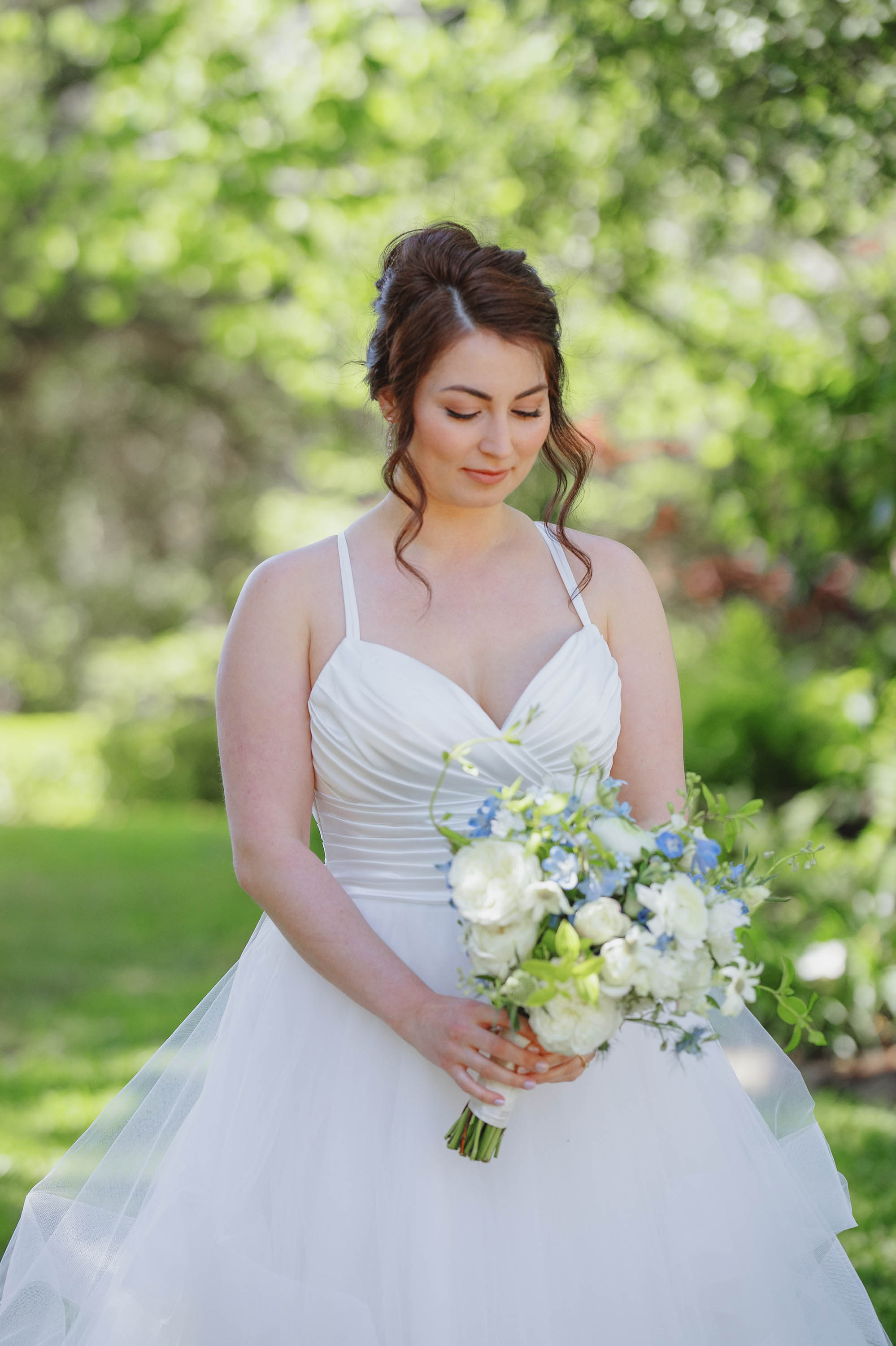wedding day bridal portrait by Love Knot Photography