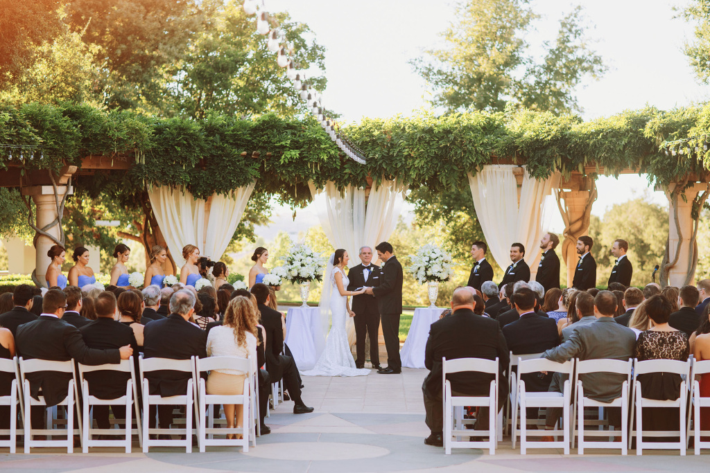 beautiful wedding ceremony in SF Bay Area